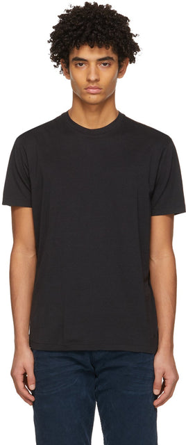 TOM FORD Black Lyocell Jersey T-Shirt - T-shirt de Jersey de Jersey Tom Ford Ford Noir - Tom Ford Black Lyocell Jersey T 셔츠