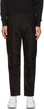 TOM FORD Black Military Cargo Pants - Pantalon de cargaison militaire de Tom Ford Ford - 톰 포드 블랙 군사화물 바지