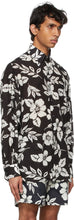 TOM FORD Black Oversized Floral Shirt