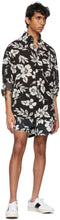 TOM FORD Black Oversized Floral Shirt