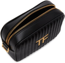 TOM FORD Black Quilted Camera Bag