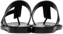 TOM FORD Black Thong Sandals