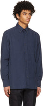 TOM FORD Blue Corduroy Shirt