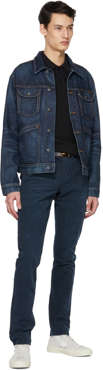 TOM FORD Blue Denim Selvedge Jacket