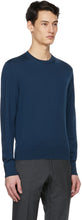 TOM FORD Blue Fine Merino Sweater