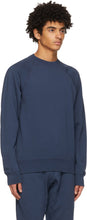 TOM FORD Blue Garment-Dyed Sweatshirt