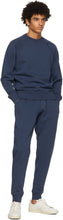 TOM FORD Blue Garment-Dyed Sweatshirt
