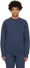 TOM FORD Blue Garment-Dyed Sweatshirt - Sweat-shirt teint de vêtements bleu Ford Tom Ford - 톰 포드 블루 의류 - 염색 된 스웨터