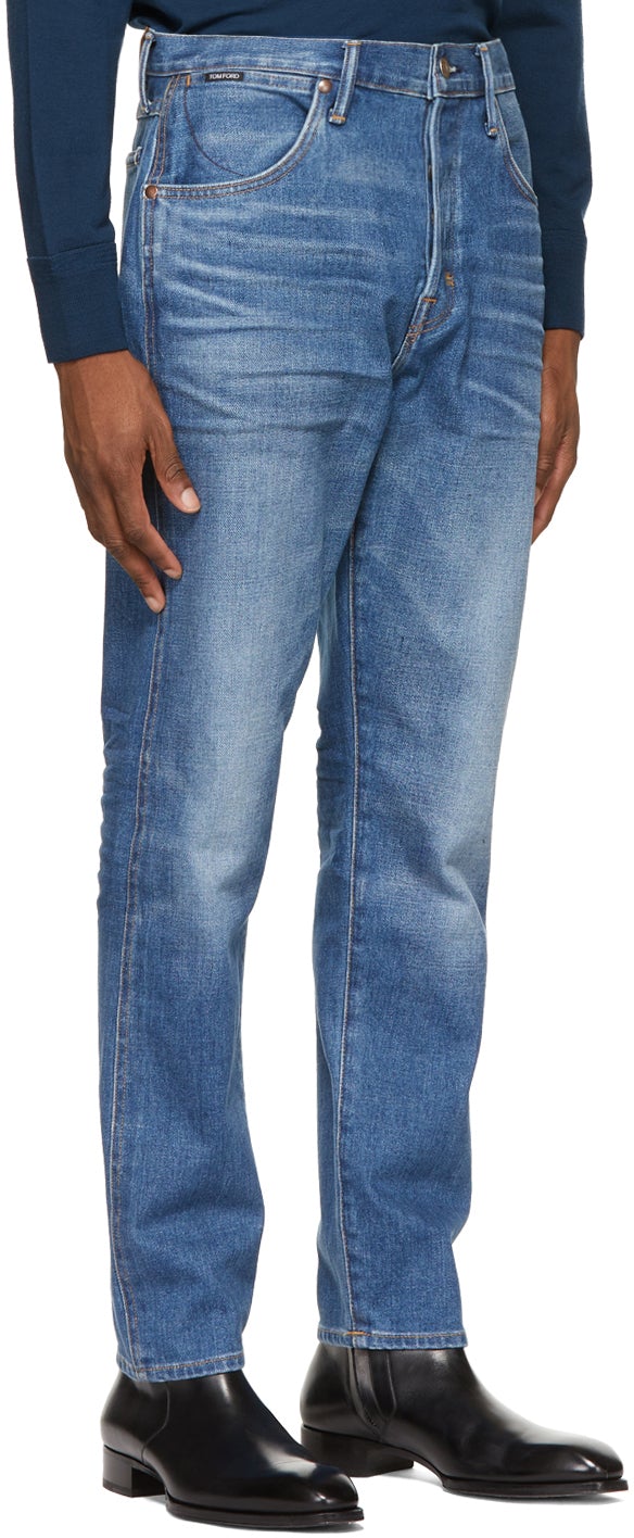 Tom Ford Men's Slim-Fit Selvedge Jeans