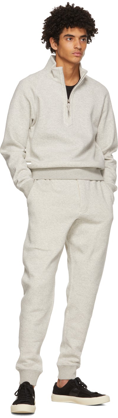 TOM FORD Grey Regular-Fit Lounge Pants