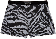 TOM FORD Grey Silk Zebra Boxers - Tom Ford Grey Silk Zebra Boxers - 톰 포드 그레이 실크 얼룩말 복서