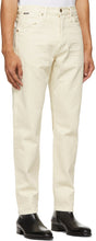 TOM FORD Off-White Japanese Selvedge Tapered Jeans