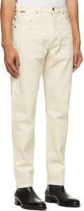 TOM FORD Off-White Japanese Selvedge Tapered Jeans