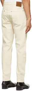 TOM FORD Off-White Japanese Selvedge Tapered Jeans