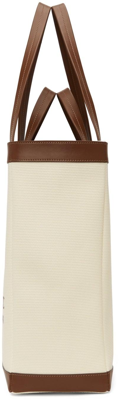 TOM FORD Off-White Medium T Screw Tote