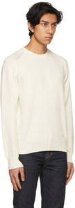 TOM FORD Off-White Silk Knit Sweater