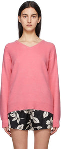 TOM FORD Pink Cashmere V-Neck Sweater - Pull de col en V Cashmere Tom Ford Ford Rose - 톰 포드 핑크 캐시미어 V 넥 스웨터