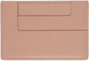 TOM FORD Pink Shiny Leather 'TF' Card Holder