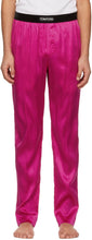 TOM FORD Pink Silk Pyjama Pants - Pantalon de pyjama de soie de soie rose Tom Ford - 톰 포드 핑크 실크 파자마 바지