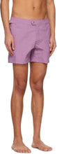 TOM FORD Purple Nylon Swim Shorts