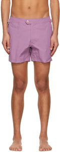 TOM FORD Purple Nylon Swim Shorts - Short de bain de nylon pourpre Tom Ford - 톰 포드 퍼플 나일론 수영 반바지