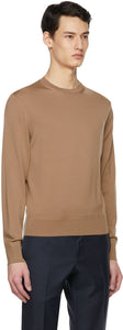 TOM FORD Tan Fine Merino Sweater