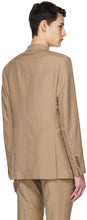 TOM FORD Tan Silk Shelton Blazer