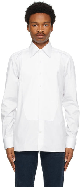 TOM FORD White Evening Shirt - Tom Ford White Soir Shirt - 톰 포드 화이트 저녁 셔츠