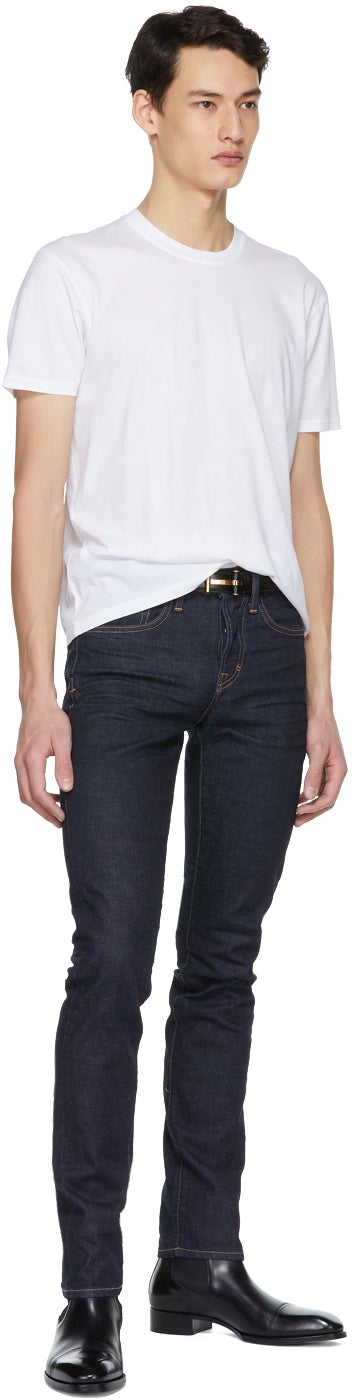 TOM FORD White Lyocell Jersey T-Shirt