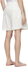 Tekla White Flannel Pyjama Shorts