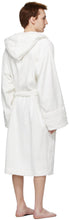 Tekla White Hooded Bathrobe