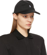 The Attico Black Logo Cap