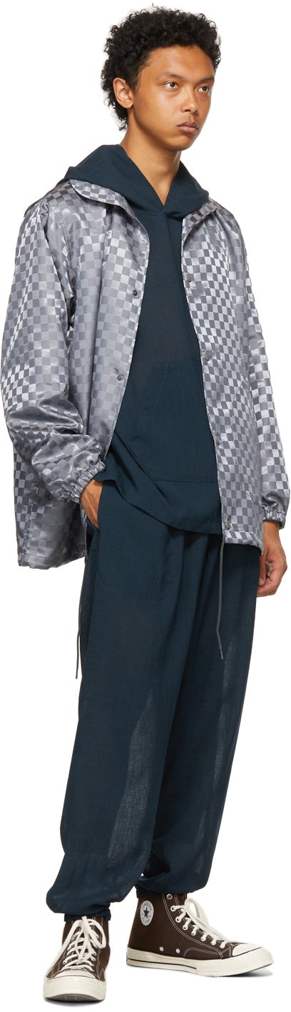 The Conspires Navy Boyled RL Trousers