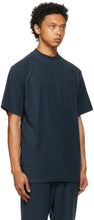 The Conspires Navy Terrycloth Pocket T-Shirt