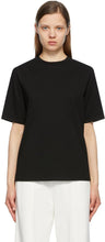 The Row Black Chiara T-Shirt - T-shirt de Chiara Noir Rangée - 행 검은 chiara t- 셔츠