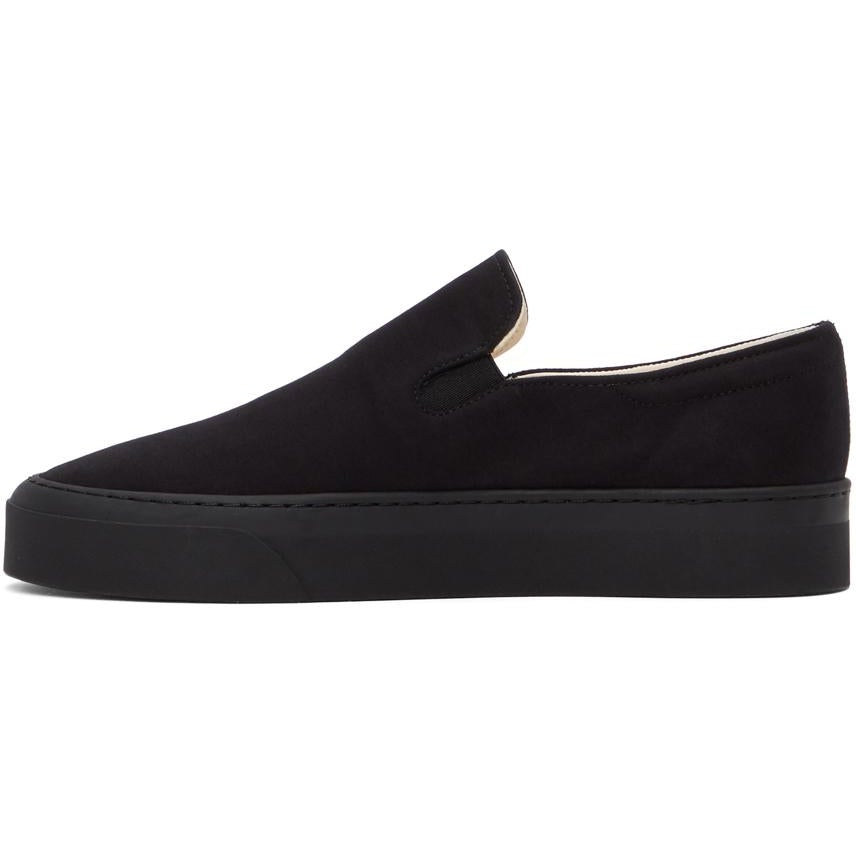 The Row Black Marie H Slip on Sneakers BlackSkinny