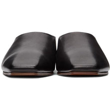 The Row Black Square Toe Pump Flats