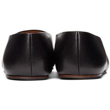 The Row Black Square Toe Pump Flats