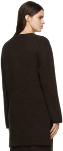 The Row Brown Cashmere Camela Sweater