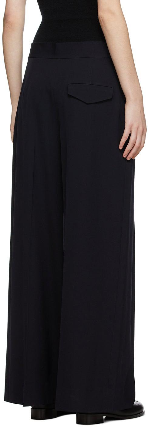 The Row Navy Avril Trousers BlackSkinny