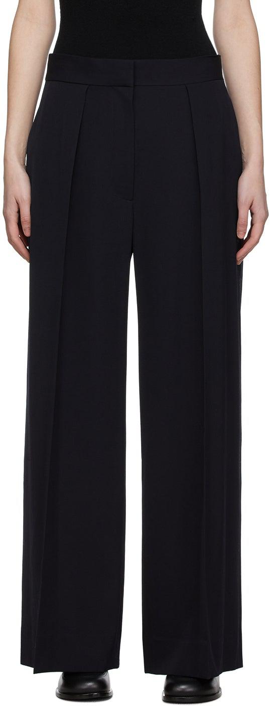 The Row Navy Avril Trousers BlackSkinny