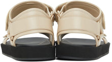 The Row Off-White Hook-And-Loop Sandals