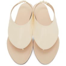 The Row Off-White Ravello Sandals - Sandales Ravello à la rangée - 오프 화이트 ravello 샌들 행