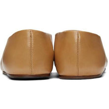 The Row Tan Square Toe Pump Flats