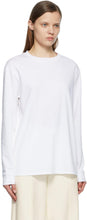 The Row White Ciles Long Sleeve T-Shirt