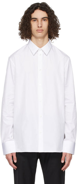 The Row White Jasper Shirt - La chemise de jasper blanc en rangée - 행 화이트 재 스퍼 셔츠