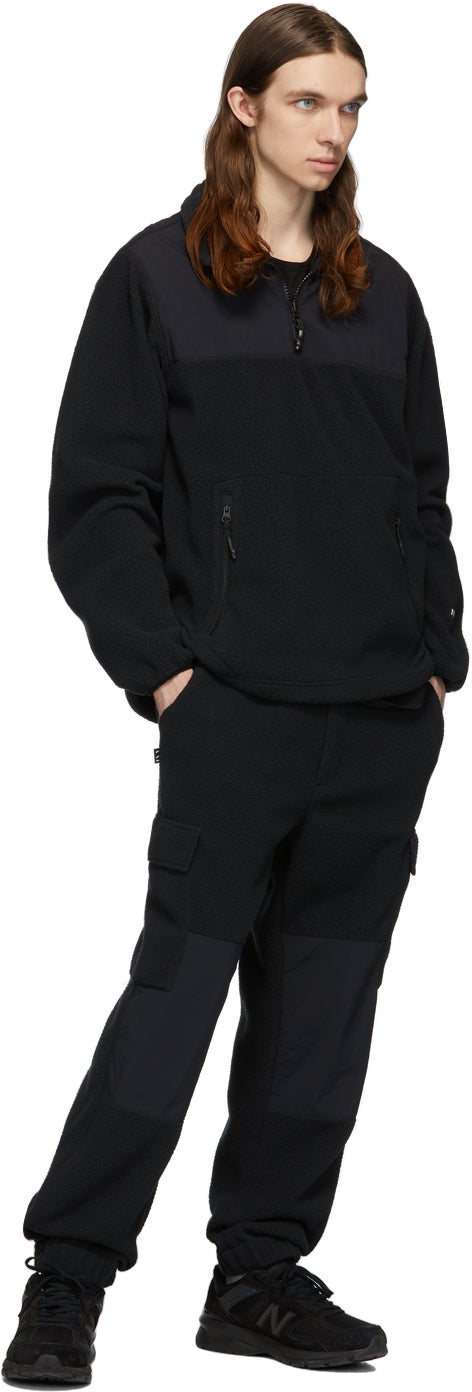 The Very Warm Black Fleece Cargo Pants