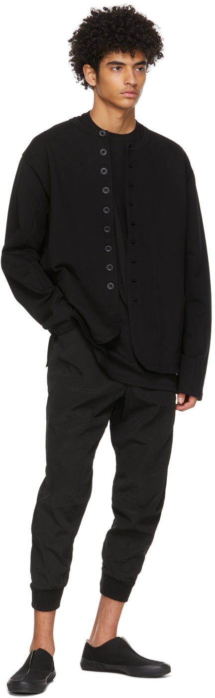 The Viridi-anne Black Smooth Cotton Half Sleeve T-Shirt