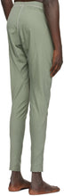 The Viridi-anne Green Cotton Smooth High Gauge Lounge Pants