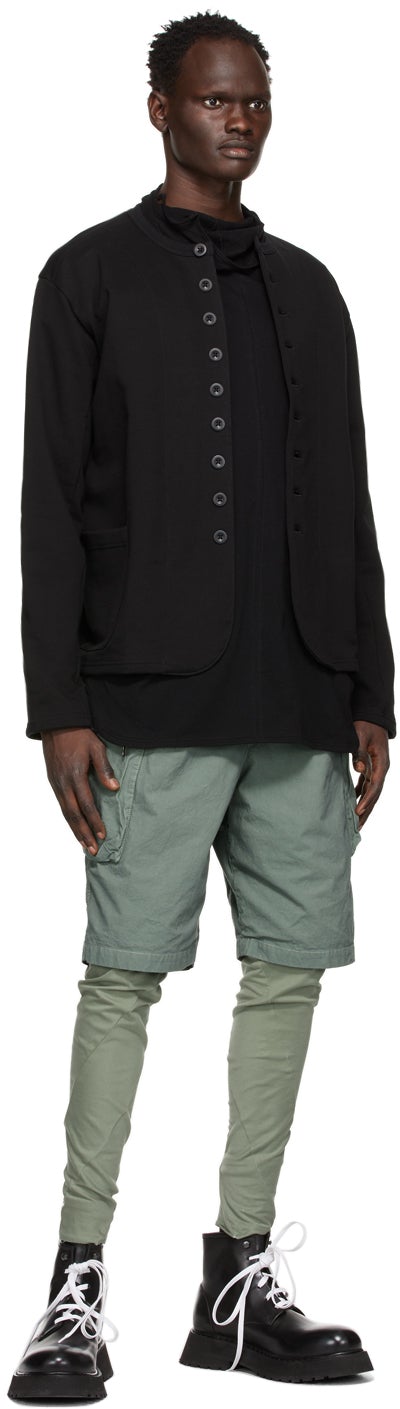 The Viridi-anne Green Cotton Smooth High Gauge Lounge Pants